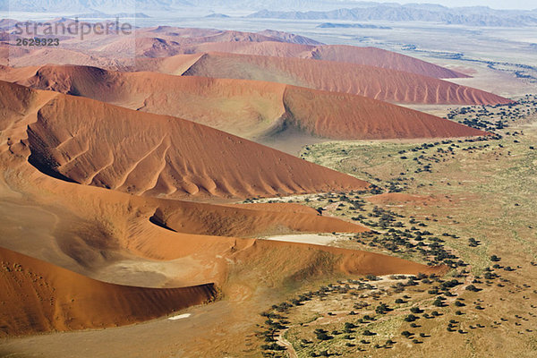 Afrika  Namibia  Namib Wüste  Luftbild