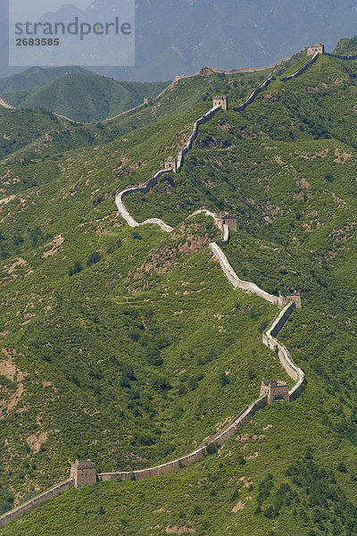 Die Simatai Great Wall ist einen 5 4 km langen Abschnitt der chinesischen Mauer mit 35 Beacon Türmen befindet sich im Norden der Miyun County  China