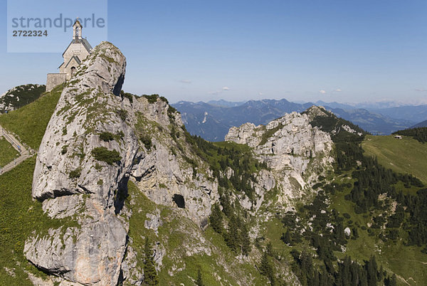 Germany  Bavaria  Wendelstein with chapel