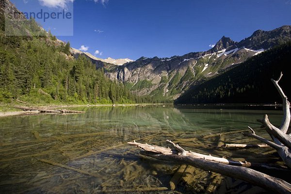 Lawinensee  Glacier National Park  Montana  USA