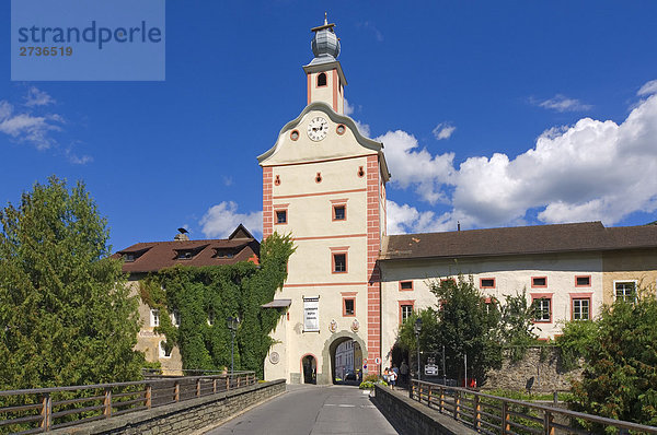 Straße zum Stadt-Tor  Gmünd  Kärnten  Österreich