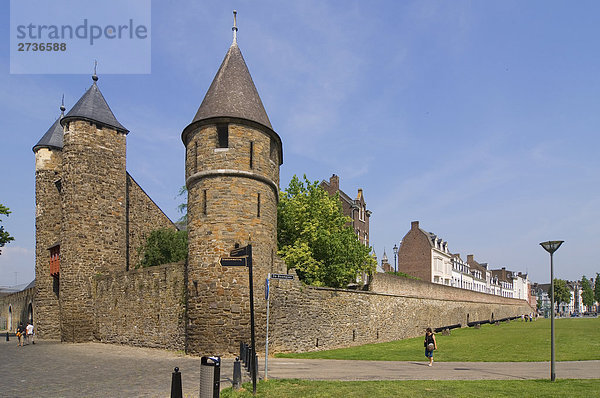 Fassade des Schlosses  Helpoort  Maastricht  Limburg  Niederlande