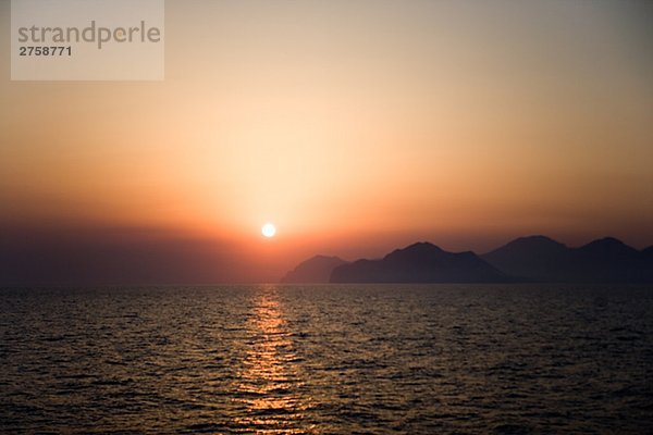 Sunrise in Griechenland.
