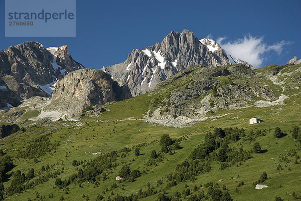 Frankreich  Vanoise Naturpark  La Dent Parrachee  Mountain.