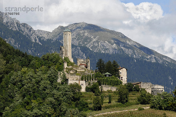 Italien  Trentino  Borgo Valsugana  Castel Telvana