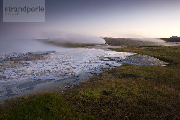 10850273  Island  Hveravellir  Natur  Landschaften  Landschaft  Reisen  vulkanische  Vulkanismus  Dampf  heiße Frühling  Quelle  Wasser