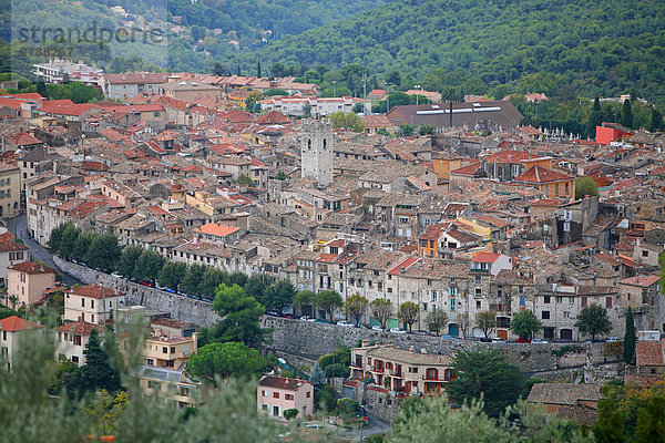 Luftbild von Gebäuden in Stadt  Vence  Saorge  Provence-Alpes-Côte d ' Azur  Frankreich