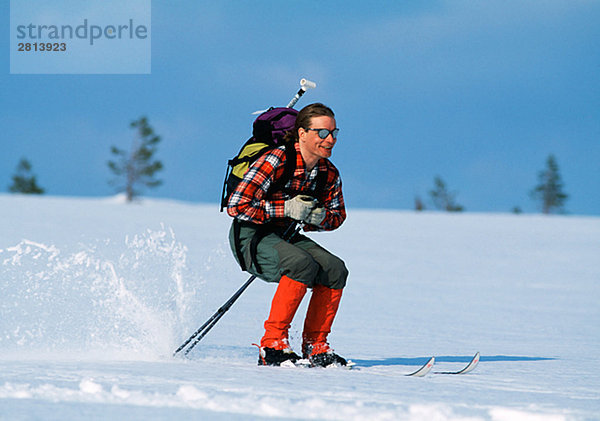 Ferngespräche Skifahrer Schweden.