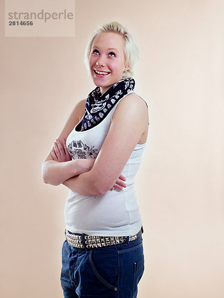 Portrait einer skandinavischen Teenagerin.