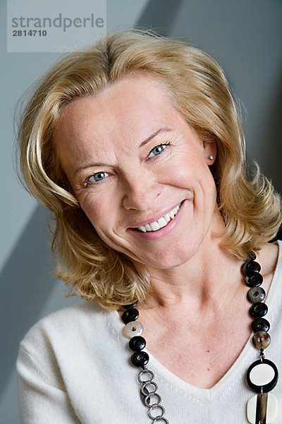 Portrait einer lächelnd mündig Frau Schweden.