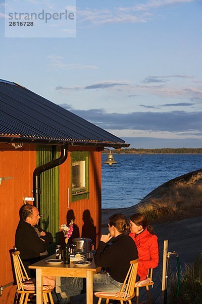 Abendessen Bootshaus Inselgruppe