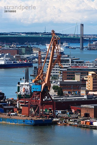 Göteborg Hafeneinfahrt Schweden.