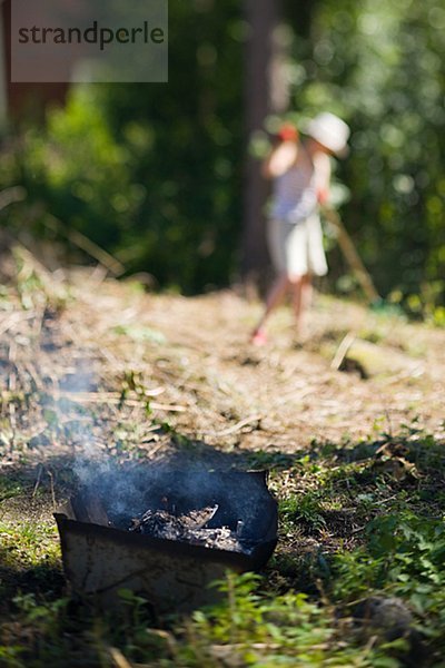 Frau Garten Feuer Jämtlands län