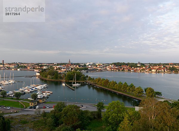 Die Marina in Schweden Vastervik.