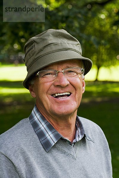 Porträt eines Mannes trägt einen Hut Schweden.