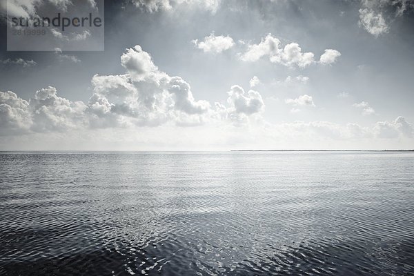 Panoramische Ansicht des Meeres  Sylt  Schleswig-Holstein  Deutschland