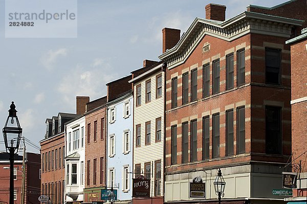 USA  New Hampshire  Portsmouth  Stadtzentrum  historischen Gebäuden