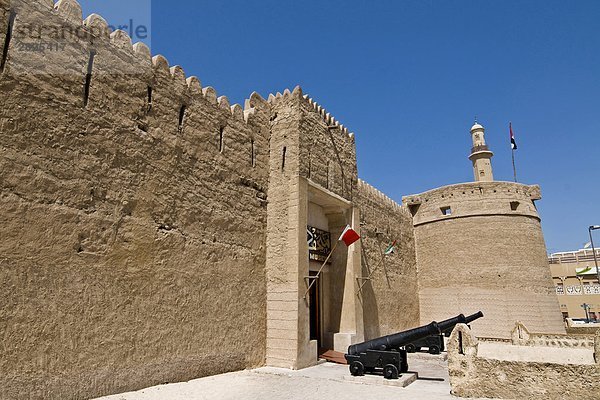 Vereinigte Arabische Emirate Dubai  Museum  Al Fahidi Fort  Nationalmuseum