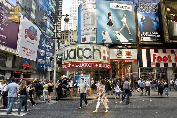 Times Square  New York City  USA