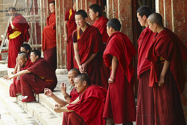 China  Gansu  Labrang Kloster  Buddhistisches festival