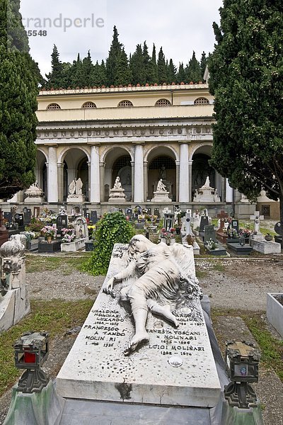 Die monumentale Friedhof Staglieno  Genua  Italien