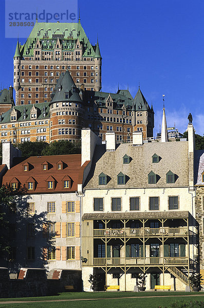 Chateau Frontenac  historischen Unterstadt  Québec  Kanada
