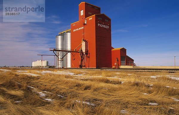 Grain Elevator  Gravelbourg  Saskatchewan  Kanada