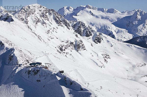 7th Heaven Lift  Horstman Hütte  Blackcomb Mountain  British Columbia  Kanada.