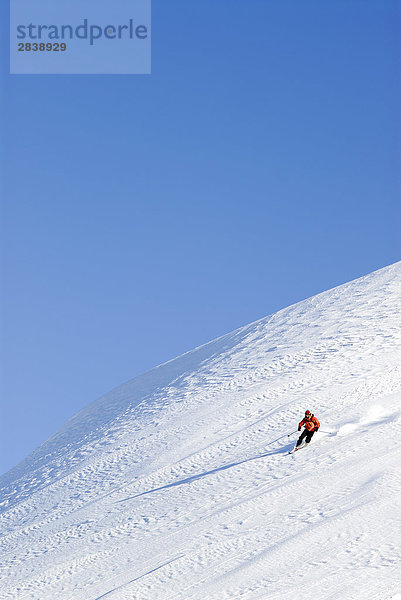 Skitour auf Cowboy Ridge  singen Pass  Whistler  British Columbia  Kanada.