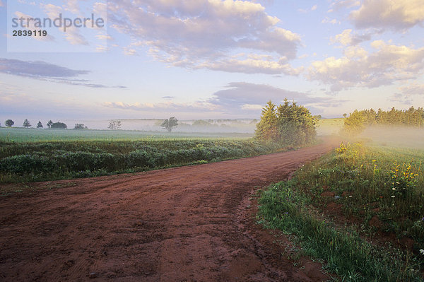 Clay Road  Desable  Prince Edward Island  Kanada.