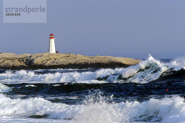 Leuchtturm zerbrechen brechen bricht brechend zerbrechend zerbricht Gewölbe Kanada Nova Scotia Neuschottland