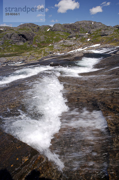 Wasserfall in den mehligen Bergen im südlichen Labrador  Neufundland & Labrador  Kanada.