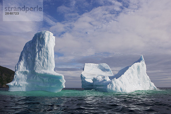 Eisberg Hafen gestrandet Kanada alt