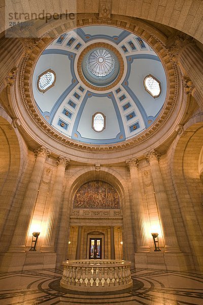 Inside Manitoba Legislative Building  Winnipeg  Manitoba.