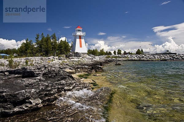 Leuchtturm am South Baymouth  Manitoulin Island  Ontario  Kanada.