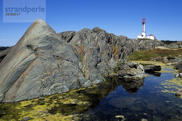 Cape Forchu Leuchtturm  Yarmouth  Nova Scotia  Kanada