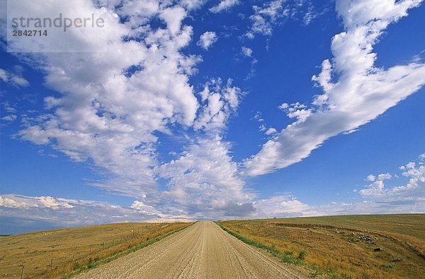 Antelope Road  Saskatchewan  Kanada  Wolke