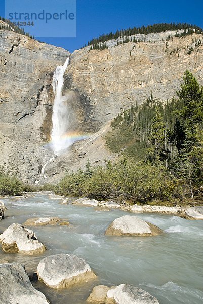 Zweithöchste Wasserfall Takakkaw Falls  Kanada  im Yoho Nationalpark  British Columbia  Kanada.