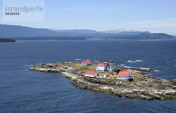 Hafen Eingang Markierung Leuchtturm Insel Nanaimo Gulf Islands British Columbia Kanada