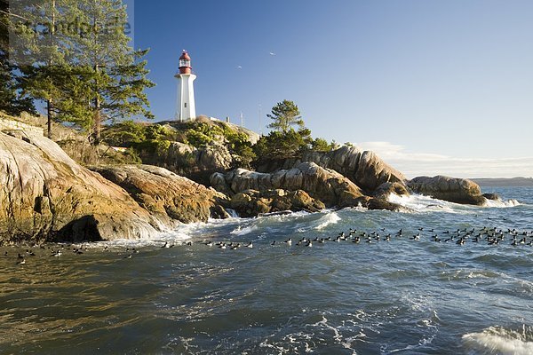 Leuchtturm zeigen British Columbia Kanada