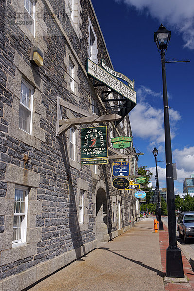 Alexander Keith's Brauerei  gegründet 1820  downtown Halifax Halifax Metro  Hafen von Halifax  Nova Scotia  Kanada.