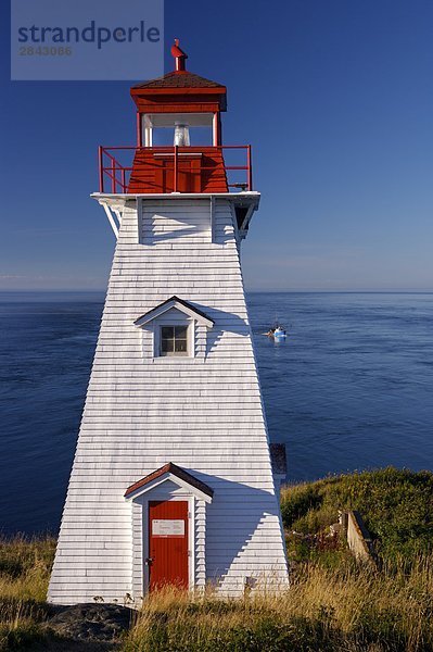 Landschaftlich schön landschaftlich reizvoll fahren lang langes langer lange Insel Eber Bay of Fundy Kanada Nova Scotia Neuschottland