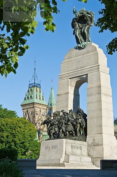 Denkmal zu Ehren kanadische Soldaten für ihr Land  Ottawa  Ontario  Kanada