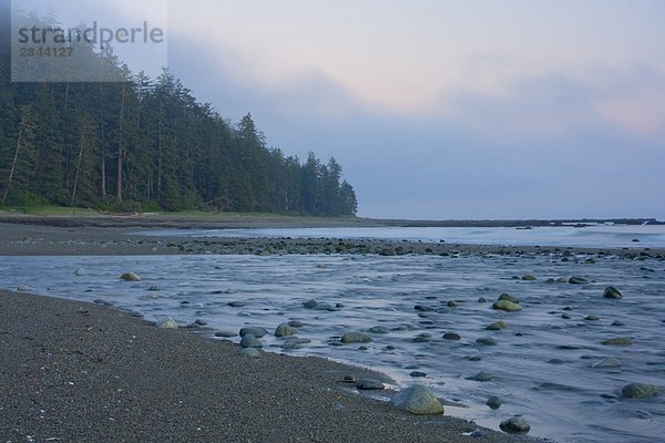 Der Strand entlang der West Coast Trail auf Vancouver Island  British Columbia  Kanada