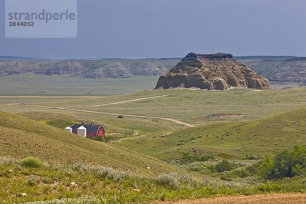Castle Butte in den Big Muddy Badlands der südliche Saskatchewan  Kanada