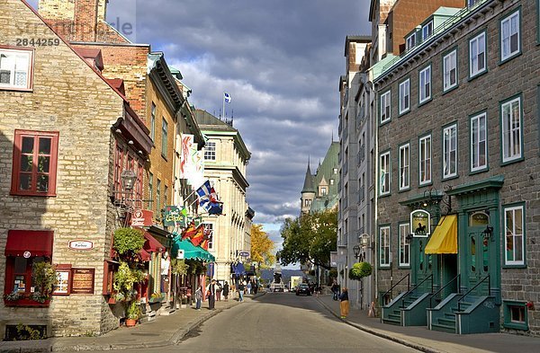 Rue St Louis  Quebec City  Quebec  Kanada