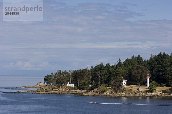 Georgina Point Lighthouse  Mayne Island  British Columbia  Kanada