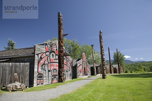 Ksan historischen Dorf und Museum  Hazelton  British Columbia  Kanada