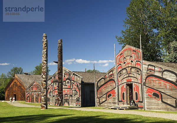 Ksan historischen Dorf und Museum  Hazelton  British Columbia  Kanada