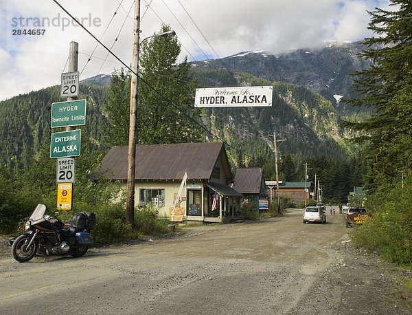 Main Street  Hyder  Alaska  Vereinigte Staaten